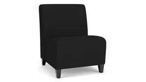 Lobby & Guest Chairs - Wood Lesro Oversize Armless Guest Chair