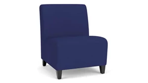 Lobby & Guest Chairs - Wood Lesro Oversize Armless Guest Chair