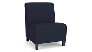 Lobby & Guest Chairs - Wood Lesro Oversize Armless Guest Chair