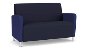 Loveseats Lesro Loveseat, Upholstered Seat, Back and Arms