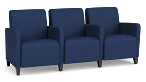 Sofas Lesro Sofa Polyurethane 3 Seat with Center Arms