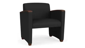 Lobby & Guest Chairs - Wood Lesro Polyurethane Oversize Guest Chair