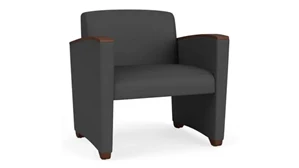 Lobby & Guest Chairs - Wood Lesro Polyurethane Oversize Guest Chair