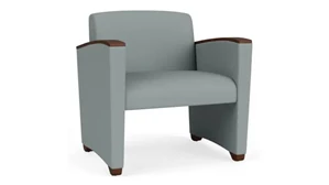 Lobby & Guest Chairs - Wood Lesro Polyurethane Oversize Guest Chair