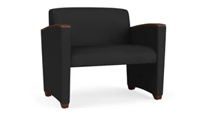 Lobby & Guest Chairs - Wood Lesro Polyurethane Bariatric Chair