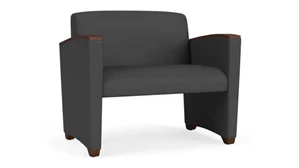 Lobby & Guest Chairs - Wood Lesro Polyurethane Bariatric Chair