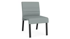 Lobby & Guest Chairs - Metal Lesro Polyurethane Armless Guest Chair