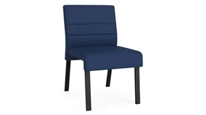 Lobby & Guest Chairs - Metal Lesro Polyurethane Armless Guest Chair