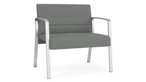 Lobby & Guest Chairs - Metal Lesro Guest Chair with Lumbar Support