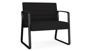 Lobby & Guest Chairs - Metal Lesro Guest Chair with Sled Base