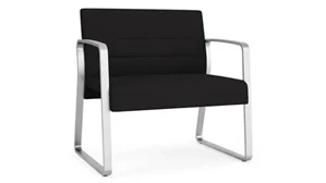 Lobby & Guest Chairs - Metal Lesro Guest Chair with Sled Base