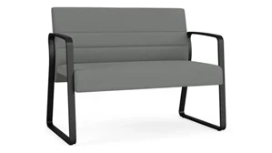Loveseats Lesro Waterfall Loveseat with Sled Base