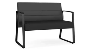Loveseats Lesro Loveseat with Sled Base