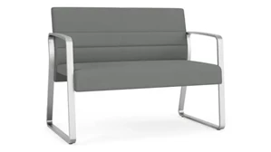 Loveseats Lesro Loveseat with Sled Base