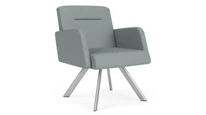 Lobby & Guest Chairs - Metal Lesro Guest Chair Polyurethane 26in W x 27in D x 34in H with 400 lb Capacity
