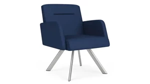Lobby & Guest Chairs - Metal Lesro Guest Chair Polyurethane 26in W x 27in D x 34in H with 400 lb Capacity