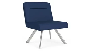 Lobby & Guest Chairs - Metal Lesro Polyurethane Armless Bariatric Chair