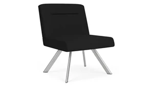 Lobby & Guest Chairs - Metal Lesro Armless Bariatric Chair