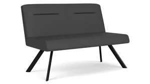 Loveseats Lesro Polyurethane Armless Loveseat