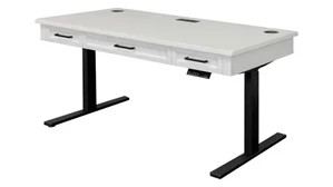 Standing Desks - Electronically Adjustable Martin Furniture Modern Electric Sit/Stand Desk