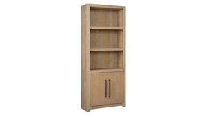 Bookcases Martin Furniture Bookcase with Doors - Fully Assembled