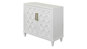 Low Storage Cabinets Martin Furniture Modern Wood 40in Console with Doors - Fully Assembled