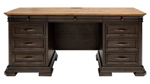 Wood Veneer Desks Martin Furniture 68in W Executive Credenza Desk