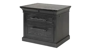 Lateral File Cabinets Martin Furniture Traditional Wood Lateral File, Fully Assembled
