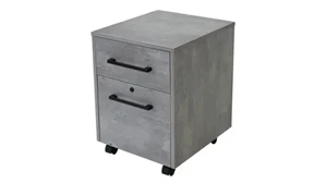 Mobile File Cabinets Martin Furniture Two Drawer Mobile File Cabinet