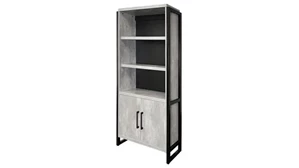 Standard Bookcases Martin Furniture 5 Shelf Bookcase with Doors