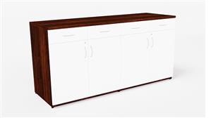 Storage Credenzas WFB Designs 72in W x 24in D x 36in H Two-Tone Buffet Credenza