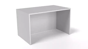 Stand-Alone Desk Shells WFB Designs 48in W x 30in D Desk Shell
