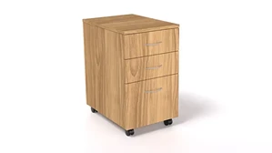 Mobile File Cabinets WFB Designs Mobile File Cabinet - 3 Drawer