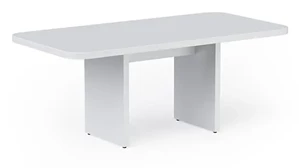 Conference Tables Maverick Office Solutions Radius Corner Rectangular Conference Table 6ft