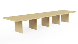 Conference Tables Maverick Office Solutions Radius Corner Rectangular Conference Table 48in Wide 14ft
