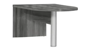 Stand-Alone Desk Shells Mayline 72in Freestanding Peninsula