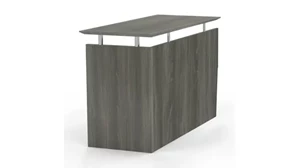 Returns & Bridges Mayline Office Furniture Universal Straight Return