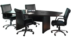 Conference Tables Mayline Office Furniture 8ft Aberdeen Boat Shaped Conference Table