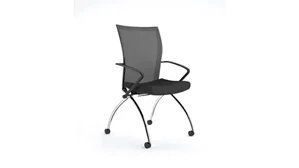 Nesting Chairs Mayline Office Furniture Valore High Back Chair with Arms