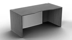 Stand-Alone Desk Shells WFB Designs Desk Shell 71in W x 30in D with Modesty Panel