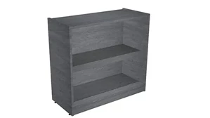 Low Bookcases WFB Designs 32in W x 30in H  2 Shelf Bookcase