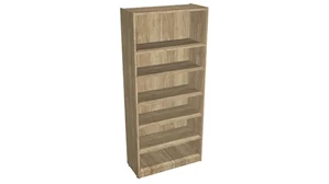 Standard Bookcases WFB Designs 32in W x 72in H  6 Shelf Bookcase
