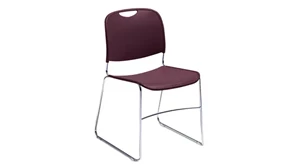 Stackable Meeting Chairs National Public Seating Hi Tech Compact Stack Chair