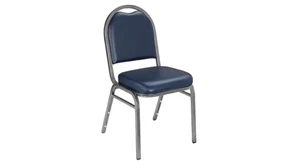 Stackable Meeting Chairs National Public Seating Dome Back Vinyl Stack Chair
