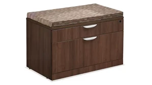 Lateral File Cabinets PBD Furniture PL Series Lateral File Cabinet 35.5in W x 22in D x 22in H with 2 Drawers