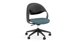 Conference Room Chairs PBD Furniture Black Loop Mid Back Office Chair