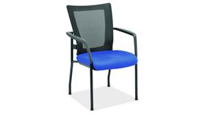 Stackable Meeting Chairs PBD Furniture Mesh Back Stacking Chair