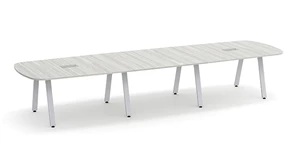 Conference Tables PBD Furniture 14ft Arena Conference Table with Metal A-Legs