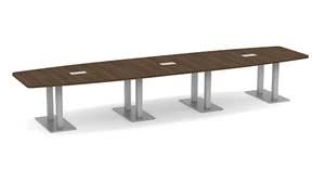 Conference Tables PBD Furniture Conference Table 16ft Boat Shape Boardroom Base