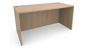 Stand-Alone Desk Shells PBD Furniture 60in W x 24in D Credenza Desk Shell